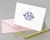 Brigette Monogrammed Folded Note Cards