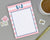 Monogrammed Stripe Notepad