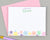 Girls Personalized Rainbow Star Stationery for Kids