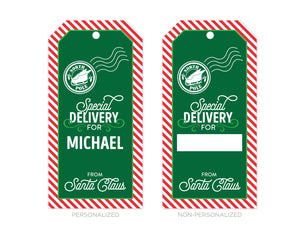 Personalized from Santa Gift Tags