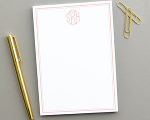 Monogram Notepad, Customized Notepad Personalized Gifts