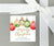 Merry Christmas Ornament Gift Stickers or Enclosure Cards