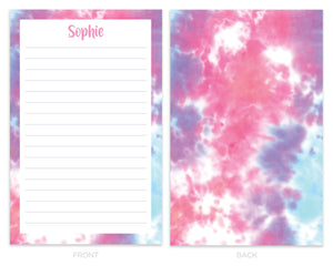 Tie Dye Personalized Writing Set for Kids