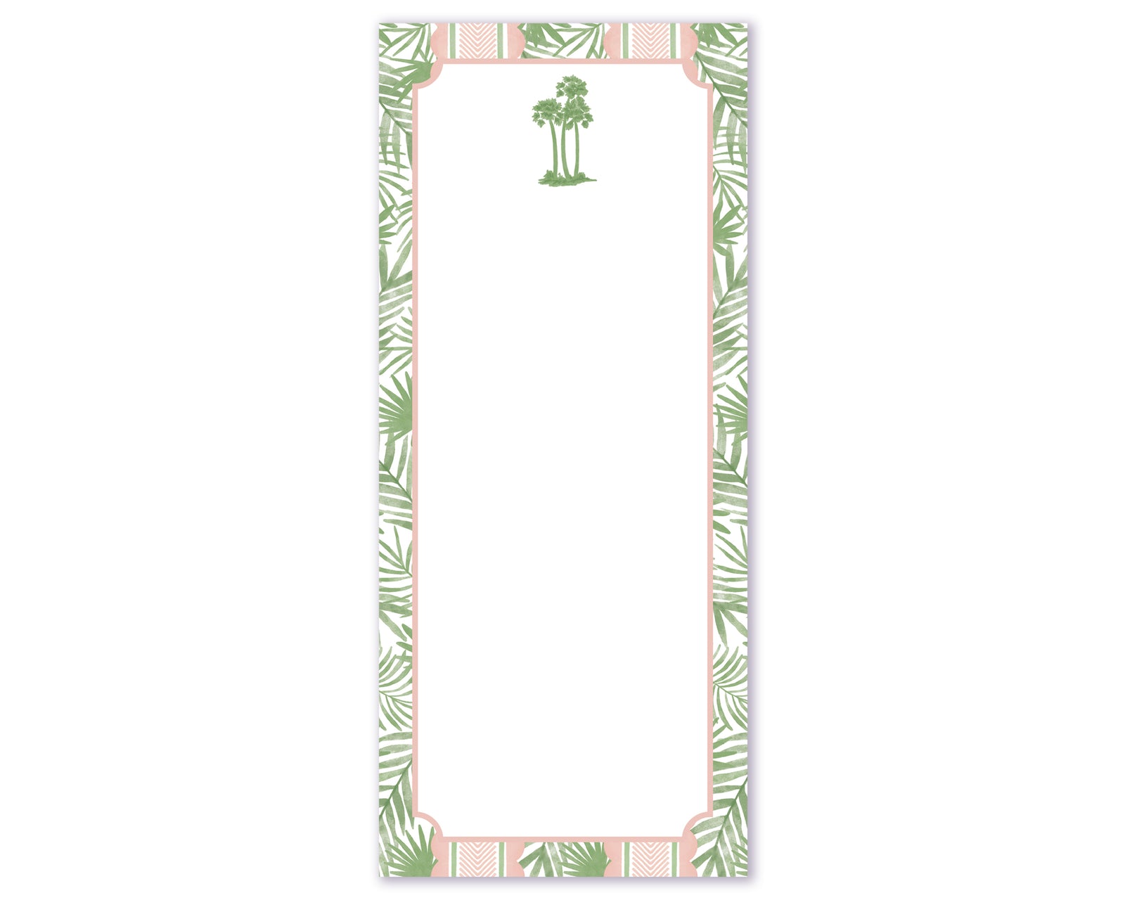 Palm Tree Skinny Notepad