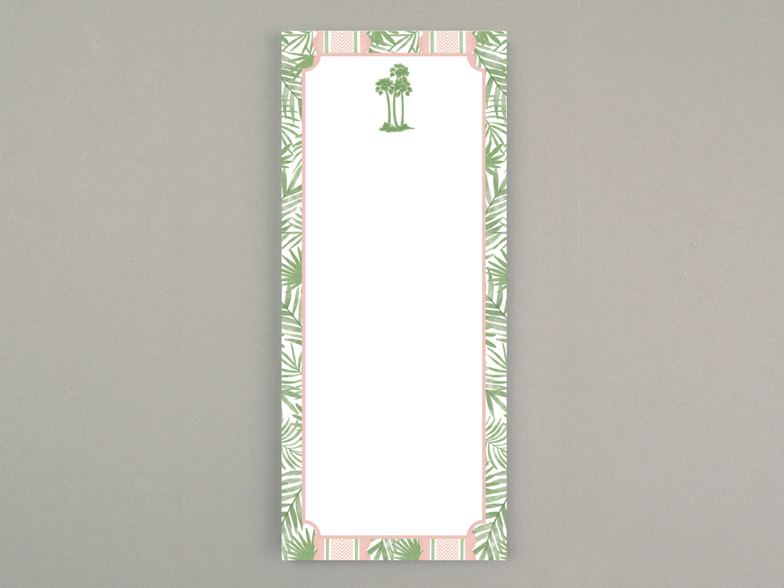 Palm Tree Skinny Notepad
