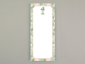 Palm Tree Skinny Notepad