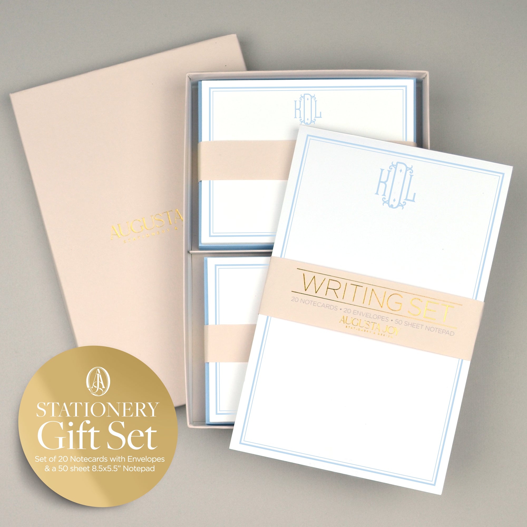 Vienna Notecard and Notepad Stationery Gift Set