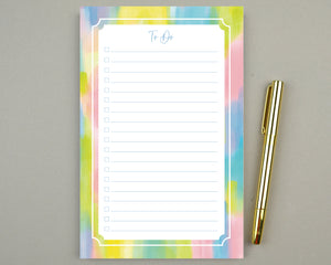Colorful To Do Notepad