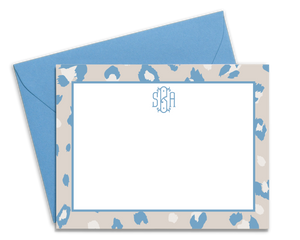 Personalized Leopard Animal Print Stationery