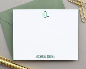 Monogrammed Note Cards with Envelopes