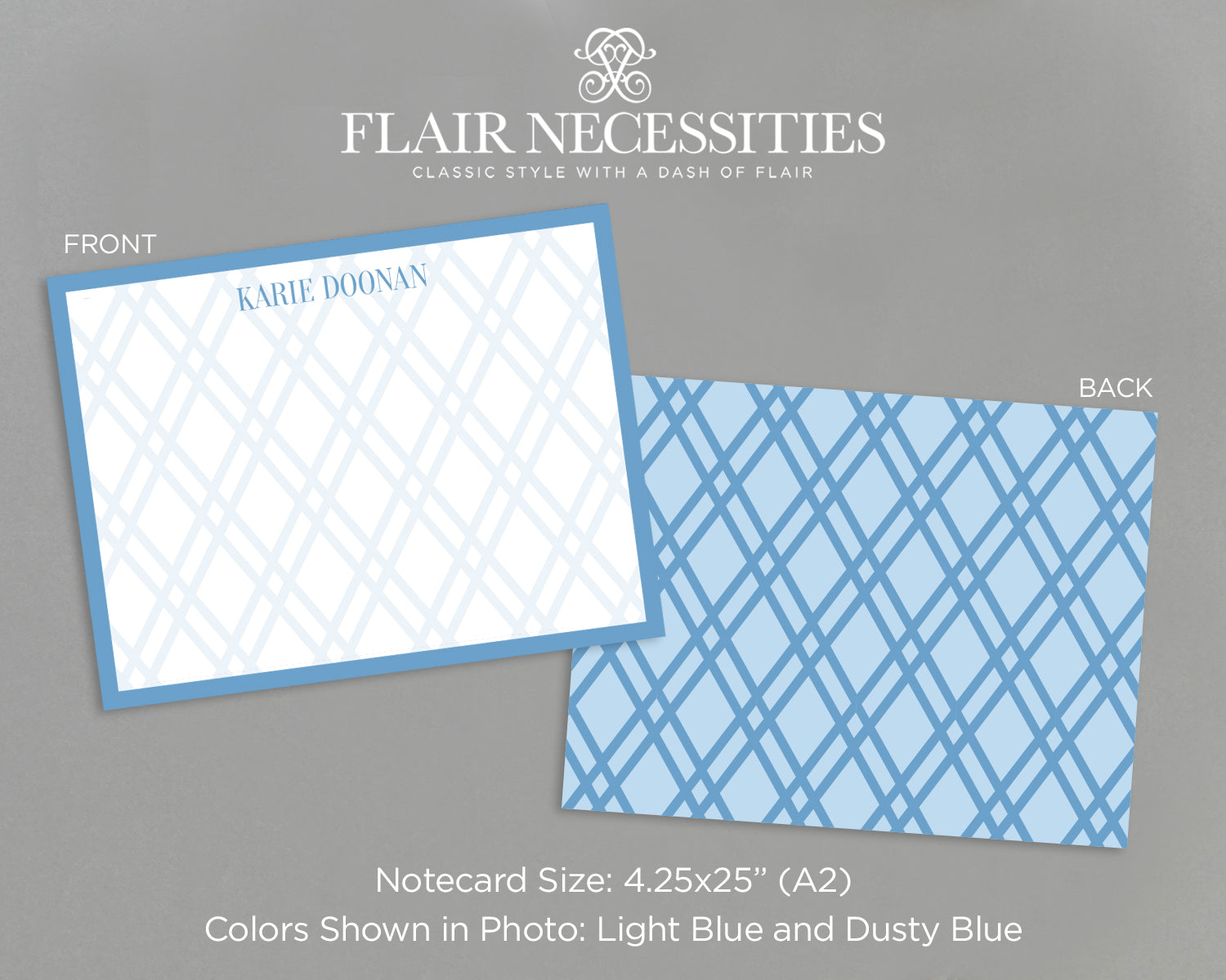 Geometric Patterned Note Card Set