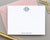 Brigette Monogrammed Note Cards with Envelopes