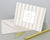 Striped Monogrammed Folded Note Cards
