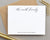 Modern Calligraphy Script Family Note Cards with Envelopes