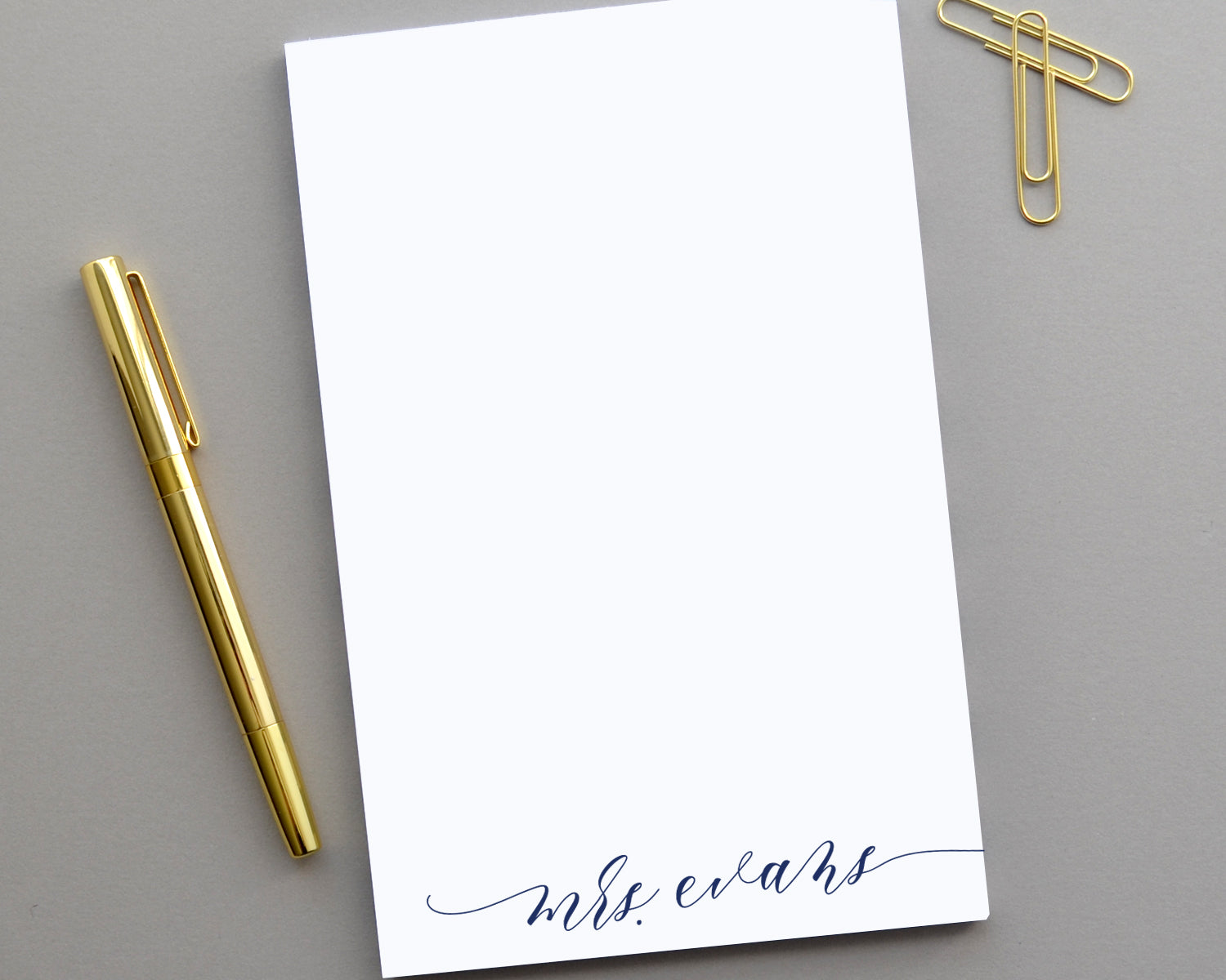 Modern Calligraphy Script Notepad