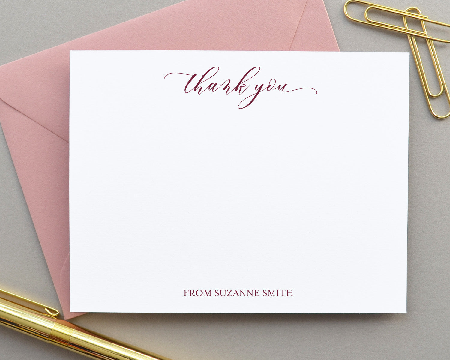 modern thank you note cards