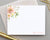 Personalized Ranunculus Watercolor Floral Note Cards