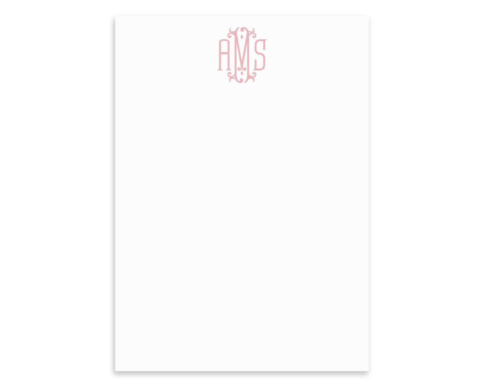 Personalized Monogram Stationery, Initial Note Card Sets - Augusta Joy