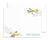 Personalized Airplane Note Cards for Kids