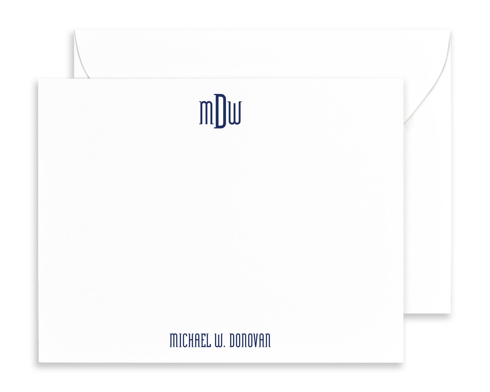 Monogrammed Note Cards with Envelopes
