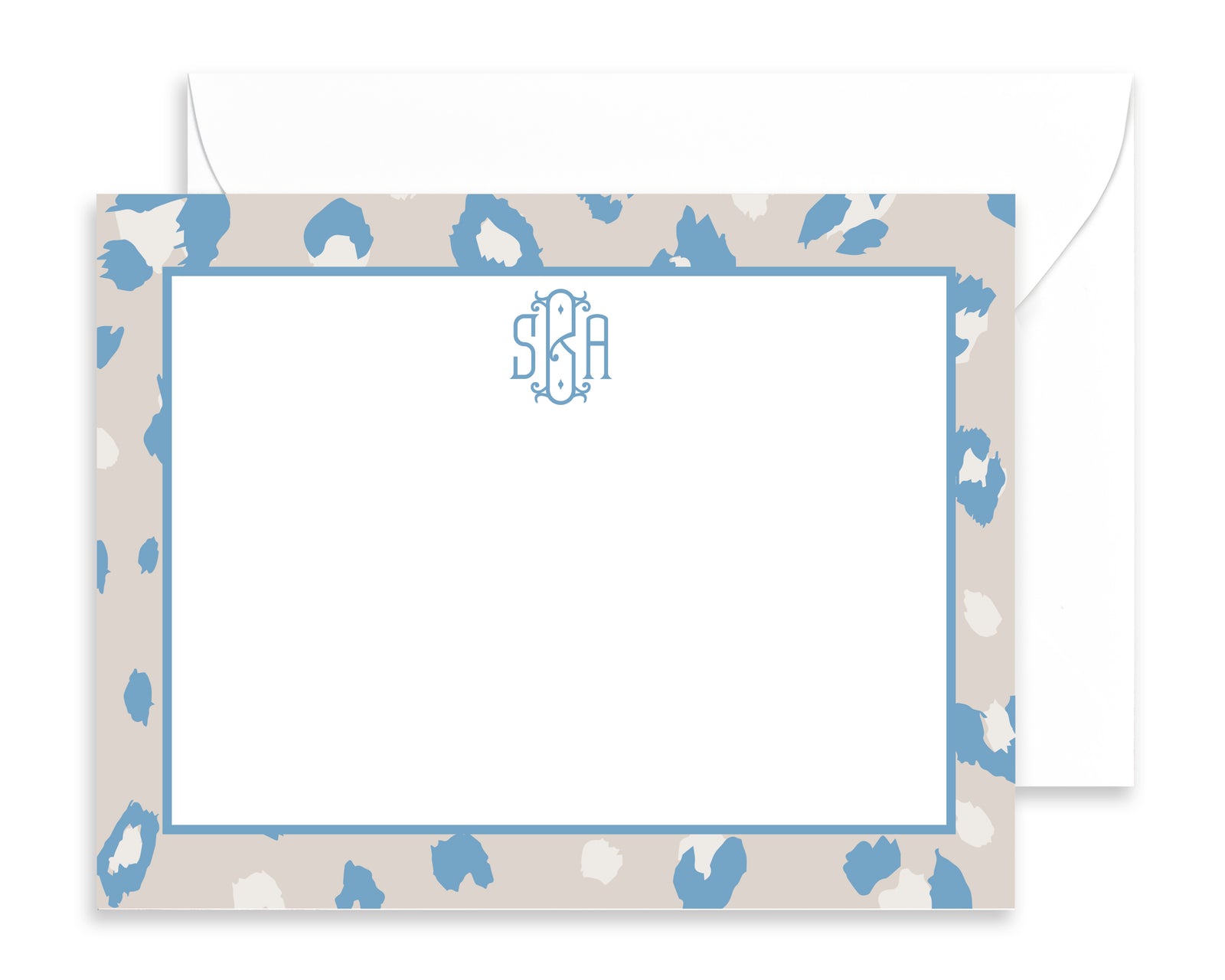 Personalized Leopard Animal Print Stationery