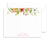 Personalized Watercolor Floral Note Cards