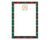Personalized Monogrammed Notepad Tartan Plaid